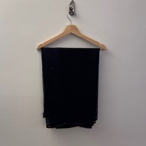 Nordstrom Black Sheer Scarf